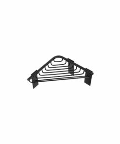 Γωνιακό καλάθι σχαρωτό μαύρο ματ RETI 9631 55 KARAG 15x15x3cm