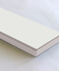 Σιφόνι δαπέδου από λευκό γυαλί Confluo FRAMELESS Grid KARAG 85cm