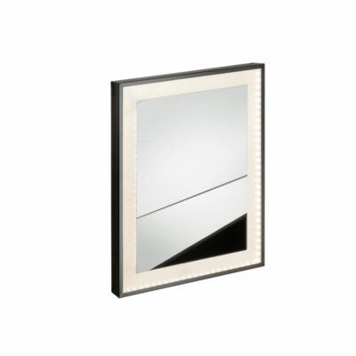 Καθρέπτης με φωτισμό και πλαίσιο μαύρο ματ LD-BM KARAG 40x100cm