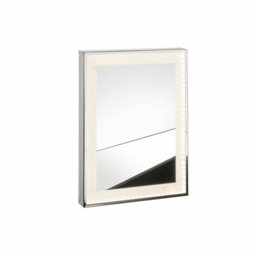 Καθρέπτης με φωτισμό και πλαίσιο σατινέ LD-CS KARAG 100x100cm