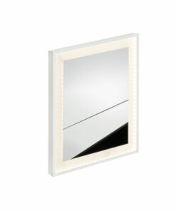 Καθρέπτης με φωτισμό και πλαίσιο λευκό ματ LD-WM KARAG 100x100cm