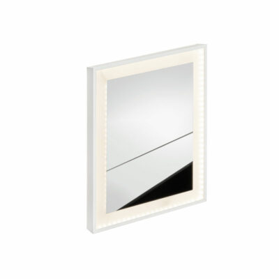 Καθρέπτης με φωτισμό και πλαίσιο λευκό ματ LD-WM KARAG 60x90cm